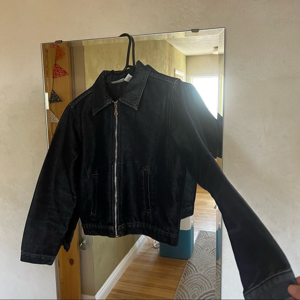 Jean Crop Jacket - image 1